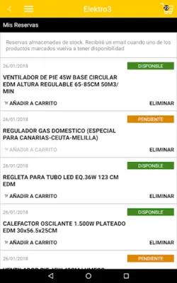 Elektro3 Store EDM - Hardware, DIY and Gardening android App screenshot 1